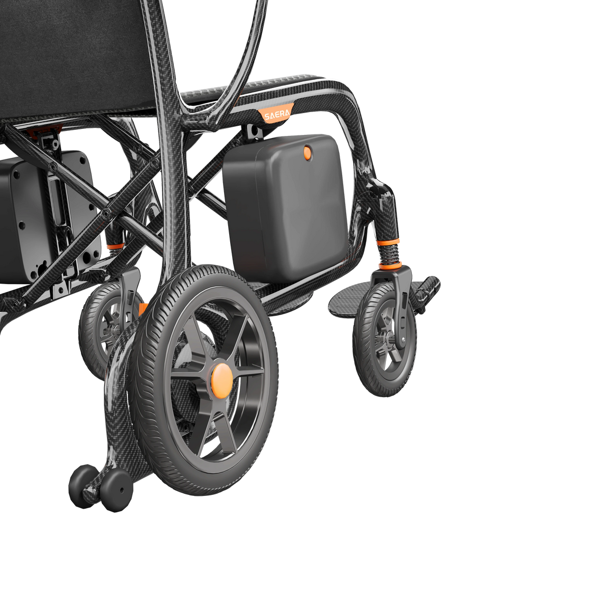 FreeWink EW209 Ultralight Carbon Fiber Folding Electric Wheelchair