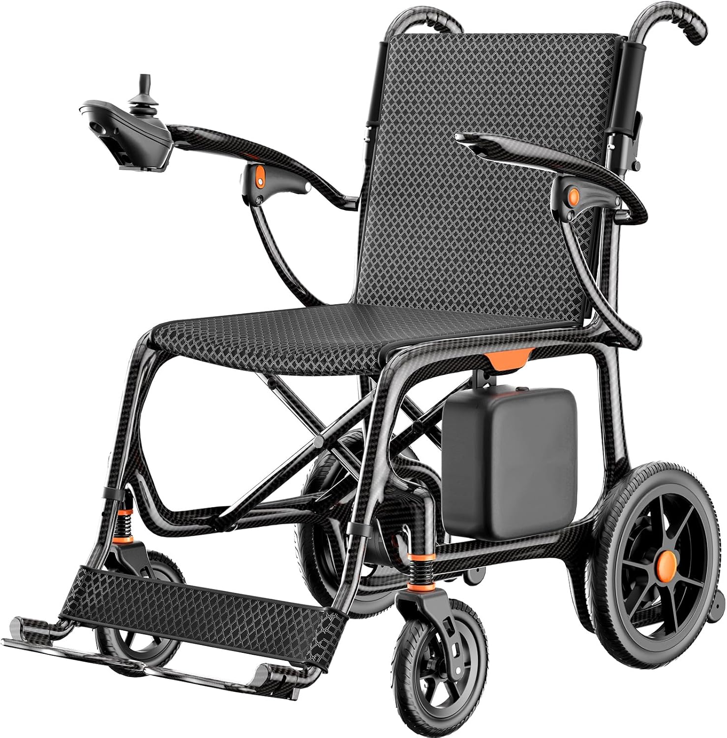 FreeWink EW209 Ultralight Carbon Fiber Folding Electric Wheelchair