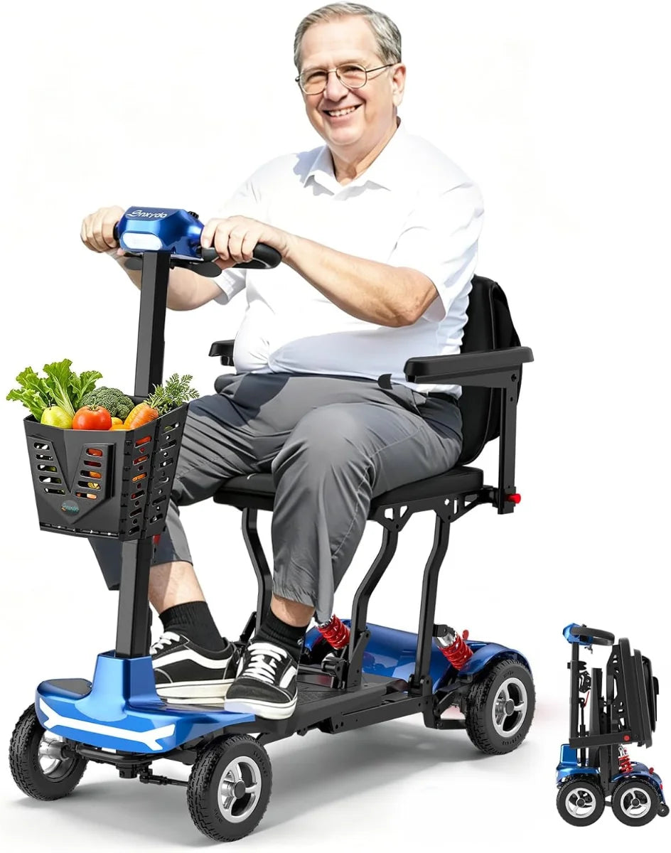FreeWink T350 4-Wheel Ultra-Light Folding Mobility Scooter